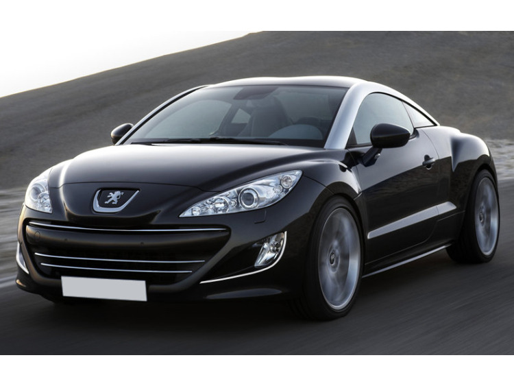 Chrome moulding trim for fog lights contours Peugeot RCZ 10-12
