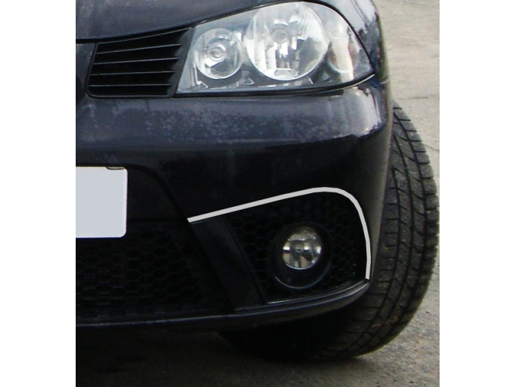 Fog lights chrome trim Seat Ibiza 01-08