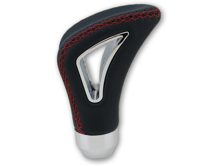 Leather gearshift lever knob