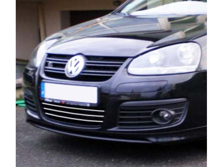 Lower radiator grill chrome trim VW Golf 5 GT TDI