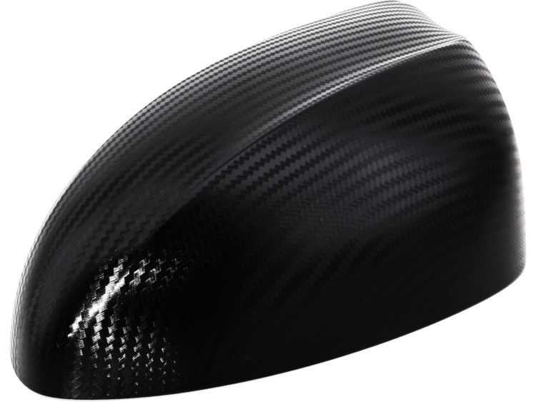 Luxyline 3D carbon fiber vinyl wrap sticker 30cm glossy black