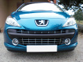 Radiator grill chrome trim compatible with Peugeot 207 06-12 Peugeot 207 CC 07-15 Peugeot 207 SW 07-