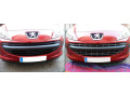 Radiator grill chrome trim compatible with Peugeot 207 06-12 Peugeot 207 CC 07-15 Peugeot 207 SW 07-