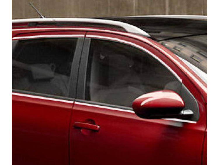Side windows chrome trim Nissan Qashqai +2 08-10 Nissan Qashqai +2 phase 2 10-14 Nissan Qashqai +2 phase 3 Nissan Qashqai 07-10 Nissan Qashqai phase 2 10-14 Nissan Qashqai phase 3