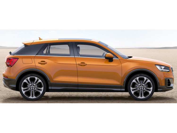 Side windows lower chrome trim Audi Q2