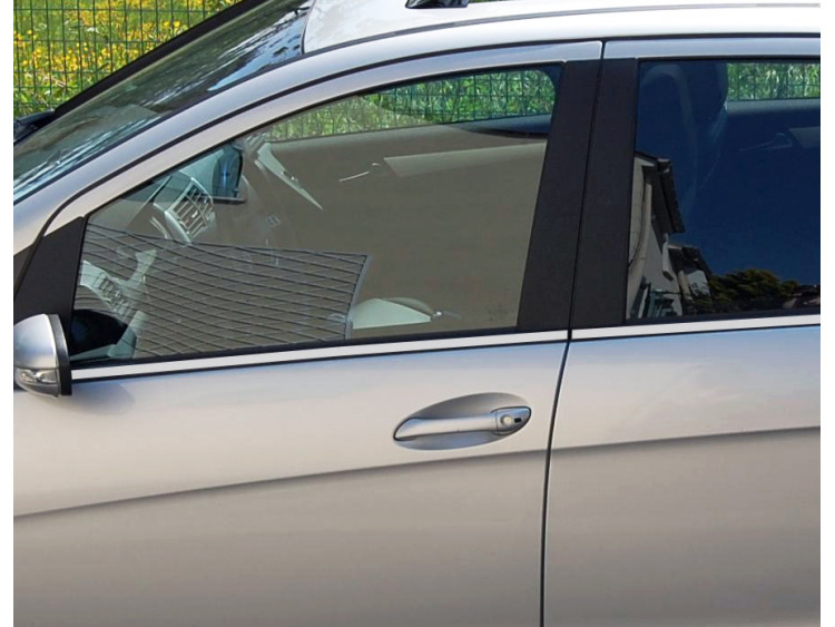 Side windows lower chrome trim Mercedes Classe A W169 04-08 Classe A W169 Phase 2 08-12 Classe A W17