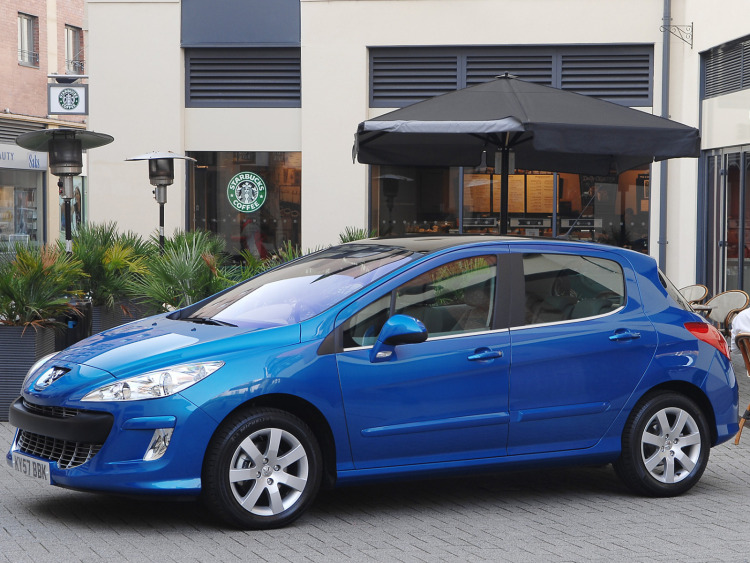 Side windows lower chrome trim Peugeot 308 07-13