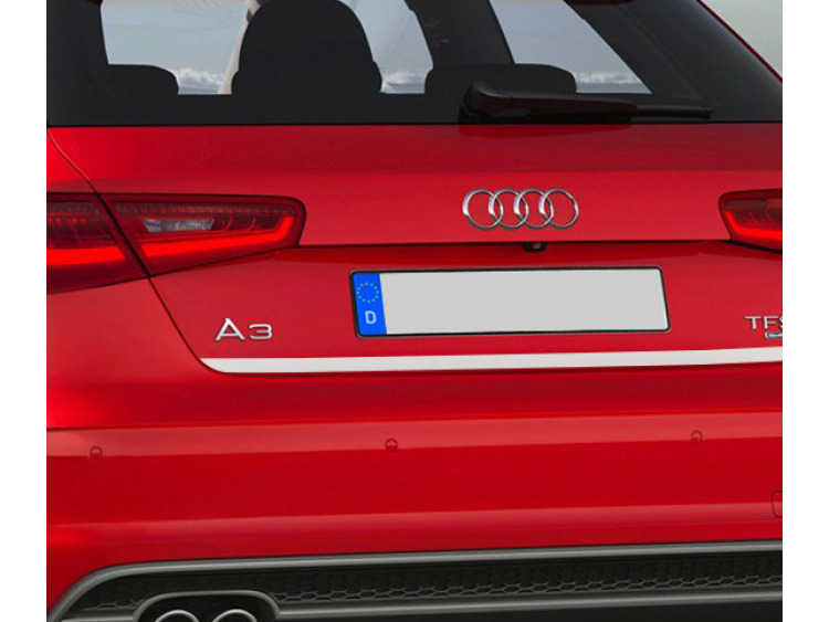 Trunk chrome trim Audi A3 S&eacute;rie 3 12-16
