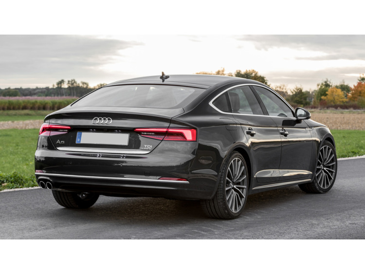 Trunk chrome trim Audi A5 Cabriolet II 16-26 Audi A5 II Coup&eacute; 16-26 Audi A5 II Sportback 16-26