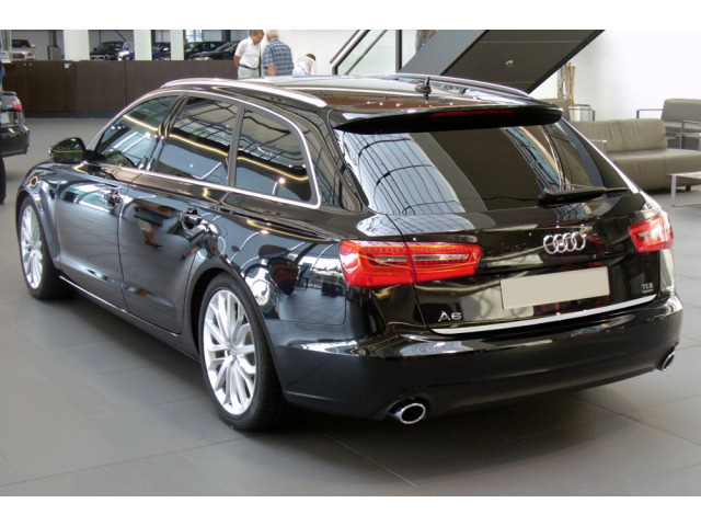 Trunk chrome trim Audi A6 Série 4 Avant 1015  Audi A6 Série 4 Phase 2 Avant 1418