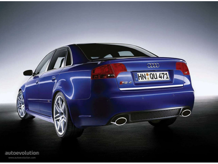 Trunk chrome trim Audi RS4 05-08