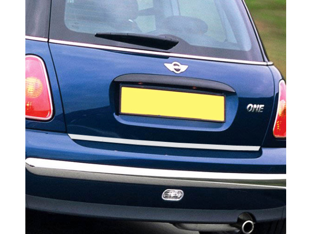 Trunk chrome trim Mini 1 0106 Mini 2 Mini 3 Mini Clubman Mini Clubvan Mini Countryman Mini Coupé 