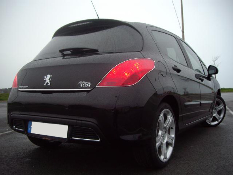 Trunk chrome trim Peugeot 308 07-13 & Peugeot 308 CC 09-15