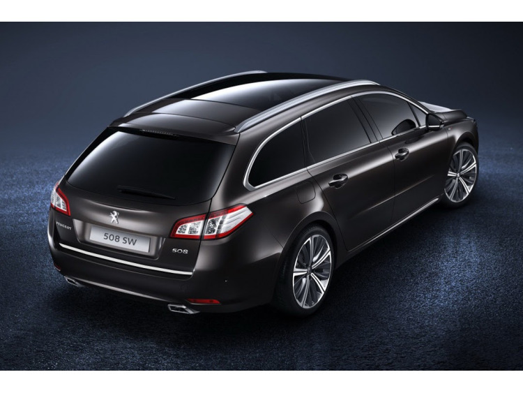Trunk chrome trim Peugeot 508 SW phase 2